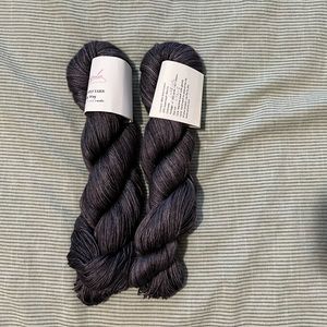 Two skeins Anzula Luxury Fibers Milky Way